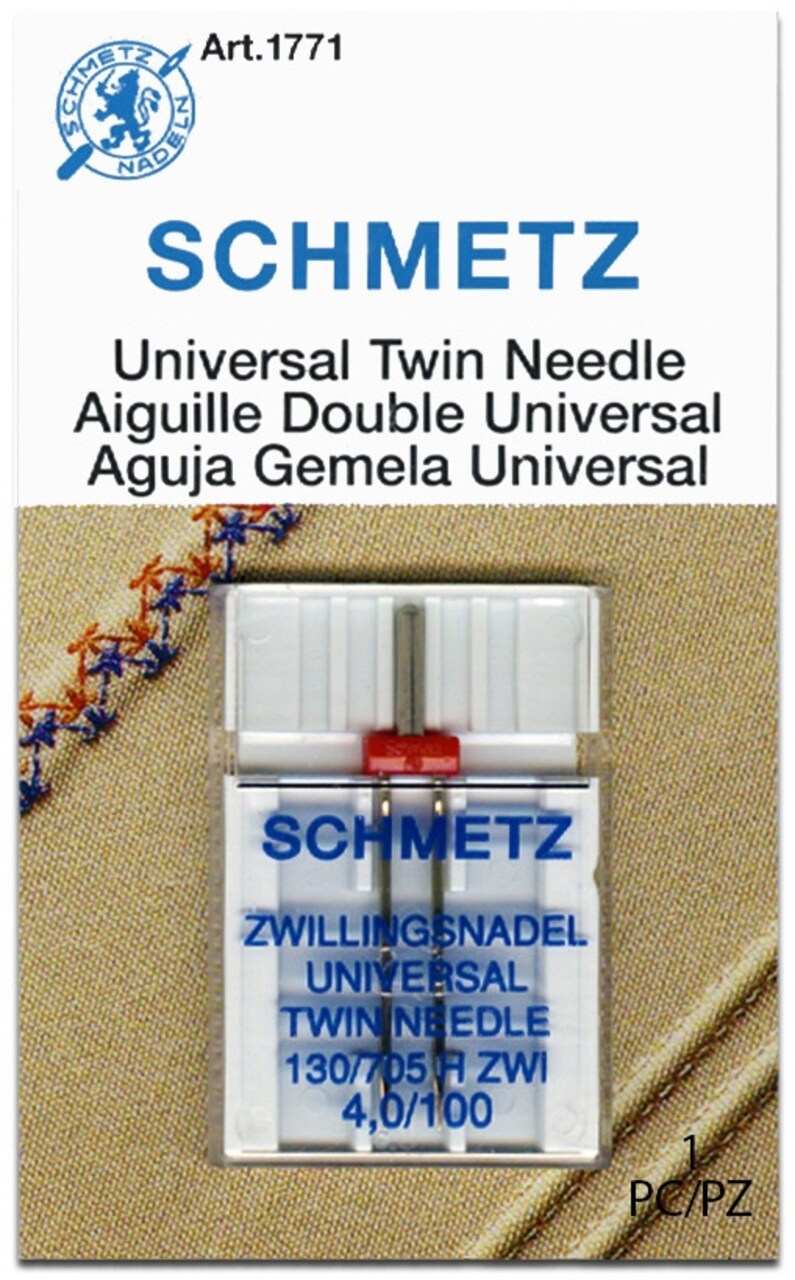 Schmetz Universal Twin Machine Needles-Size 4.0/100 1/Pkg